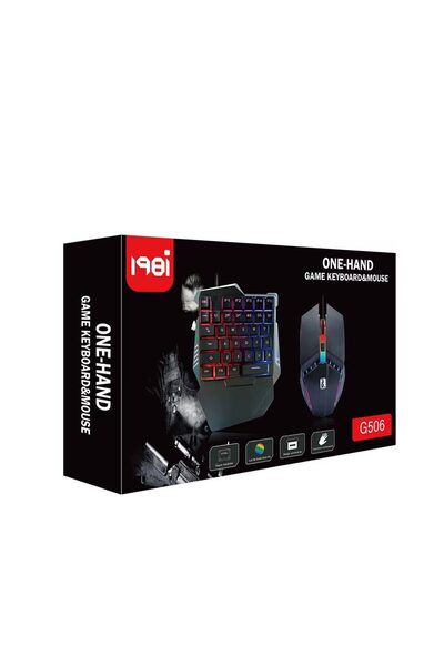 Apera G506 Tek El Kullanım Gaming Oyuncu USB Kablolu Klavye Mouse Seti RGB LED Işıklı