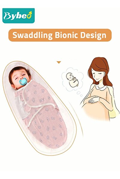 BYBEO 6 PCS Baby Swaddle Blanket Wrap Cap Set Newborn Infant Sleep Sack With Caps 100% Breathable Cotton 0