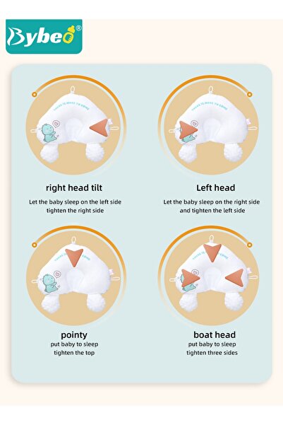 HIPOP Baby Newborn Nursing Sleeping Pillow Anti-Startle Toddler Boys and Girls Comfortable Lightweight Sha