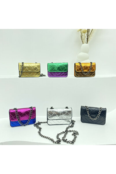 Vivante 2025 New Trendy Luxury PU Leather Lipstick Mini Crossbody Shoulder Bag with Chain Strap