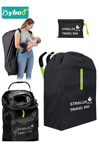 BYBEO حقيبة سفر لعربة الأطفال، حقيبة عربة أطفال محمولة للطائرة، حقيبة سفر لمقعد السيارة، حقيبة نقل عربة الأطفال