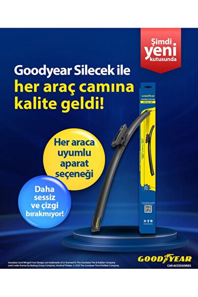 Goodyear SİLECEK LASTİĞİ ÖN CAM TEK 65 cm (HER ARACA UYUMLU)
