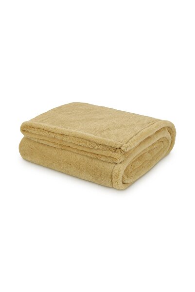 Soley Pufina | Single Rabbit Fur Textured Plush Blanket & Bedspread | 150X220