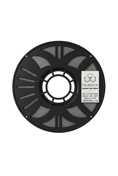 Filenta Antrasit Gri Pla Premium Filament 1.75mm 1Kg
