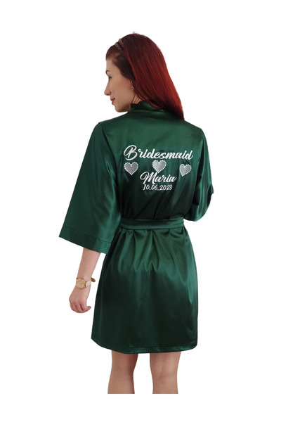 Producție proprie Halat Satin Domnisoare de Onoare Bridesmaid