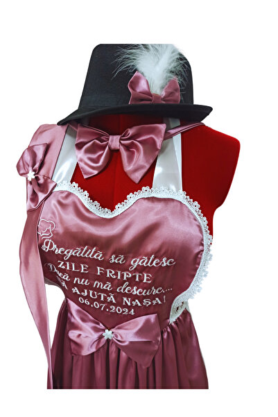 Producție proprie Set Dezgatit Mireasa– Fundite Papion Palarie