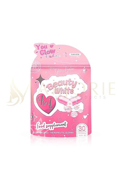 You Glow babe Beauty White 4-in-1 Supplement 500mg - 30 Capsule