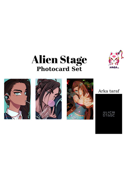Hara Company Set de carduri foto anime Alien Stage Hyuna / Card de colecție v...