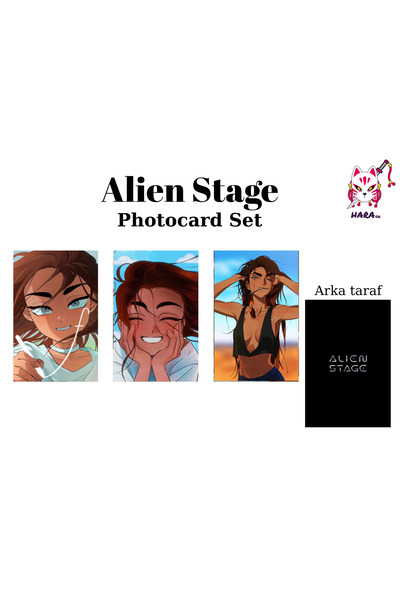 Hara Company Set de carduri foto anime Alien Stage Hyuna / Card de colecție v...