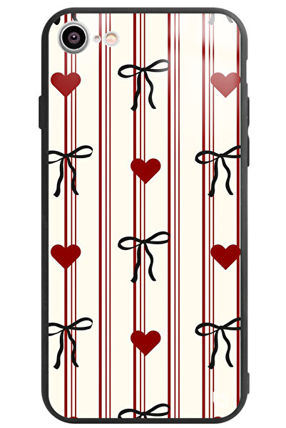 WANNA PROTECT حافظة هاتف آيفون 16E مزودة بحماية للكاميرا ونمط فيونكة على شكل ...