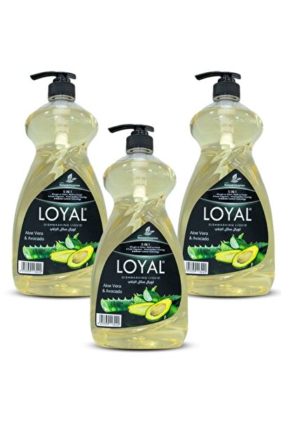 Loyal سائل غسيل الأطباق ٥ في ١ - الصبار والأفوكادو ٣ × ١.٥ لتر