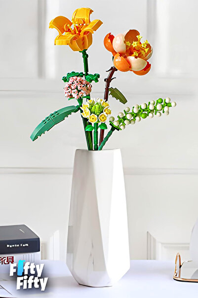 Loz Decorative and Collectible Flower Bouquet 456 Pieces Flower Model Building Kit Fflz-1658