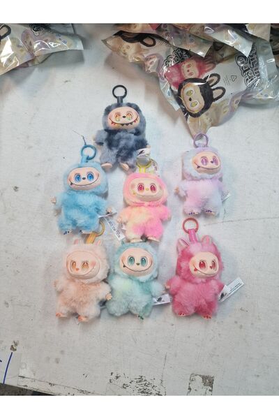 lowell home دمية لابوبو القطيفة، لعبة لابوبو، سلسلة مفاتيح لابوبو، 18 سم، نموذج لعبة دمية لابوبو في علبة