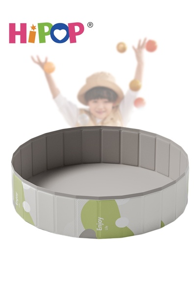 HIPOP Foldable Ocean Ball Pit Pool,Children's Playground Pad,100*100cm Tent House for Kid