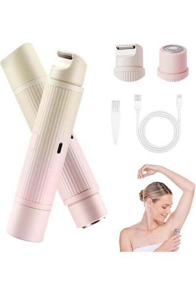 fulina Trimmer for Women, Facial Hair Remover, 2-in-1 Electric Shaver, Women's Intimate Area, Intimate Shav