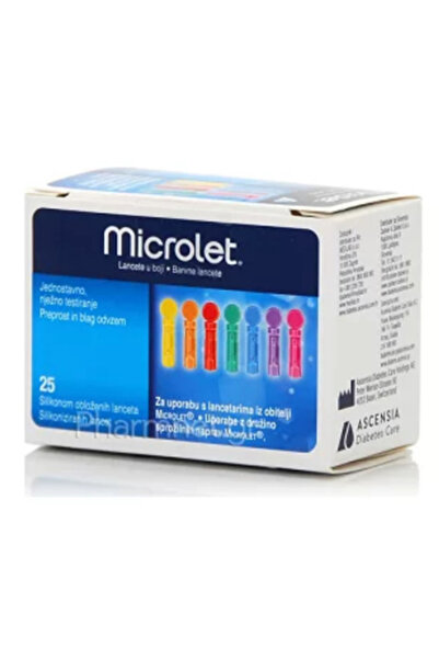 CONTOUR PLUS Microlet Sterile Needles 25 pcs/ctn