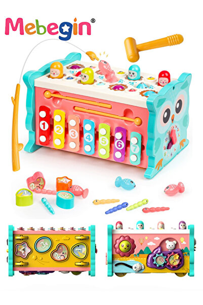 MEBEGIN ألعاب مونتيسوري 8 في 1 للأطفال من عمر سنة واحدة، ألعاب أطفال أولاد وب...