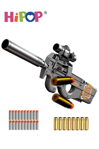 HIPOP لعبة مسدس للأطفال، تتميز بقذف القذائف وتصميم الرصاصة الناعمة، ويبلغ طول...