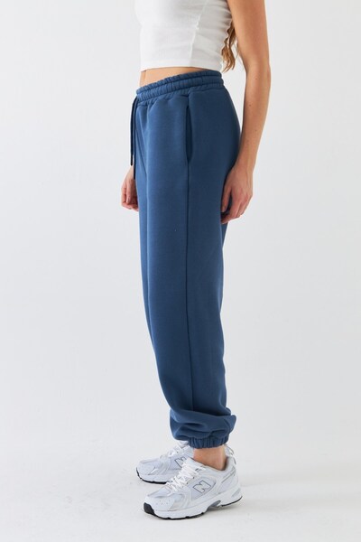 GIA - ART Oversize Unisex Sweatpants Marine – 3-Thread Ribbed, Elasticated Waistband, Pockets, Relaxed Fit