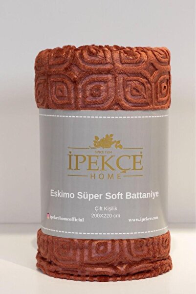 Çeyiz Diyarı Eskimo Super Soft Single Blanket 150X200 cm Orange