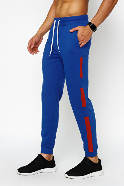 STITCH by MH Men's Side Stripe Box Cotton Trousers.