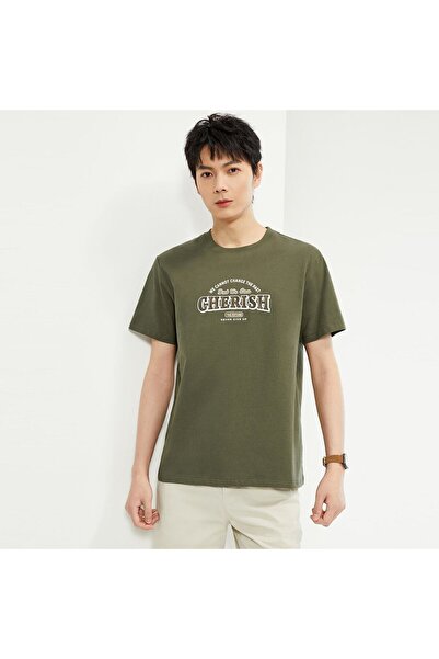 Giordano Men's Crew neck Short Sleeve Print Tee | Online Exclusive