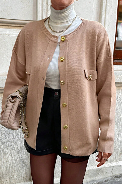 H&E LUXURY DESIGN Women's Oversize Soft Textured Cardigan