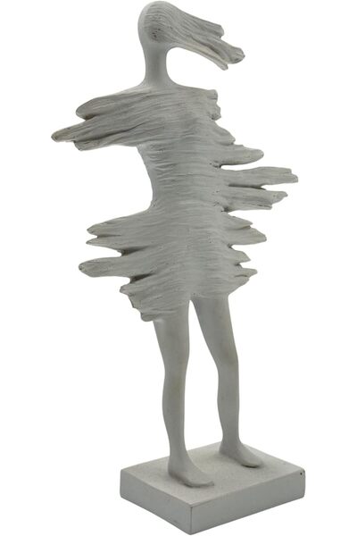 B&D Modern Abstract Figurine by banddtools — Grey Decorative Art Statue