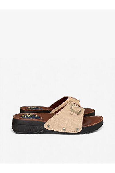 Wordex Hipokrat Hp450 Genuine Leather Hallux and Gel Heel Spur Slippers Bone Spur Daily Women's Slippers