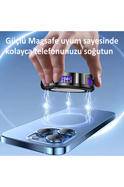 MTL Magnetic Fan Phone Cooler |   Magsafe Compatible, with Rgb, Ai Cooling