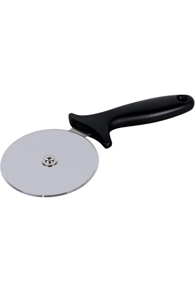 B&D Professional Pizza Cutter, Stainless Steel Wheel with Ergonomic Black Handle
