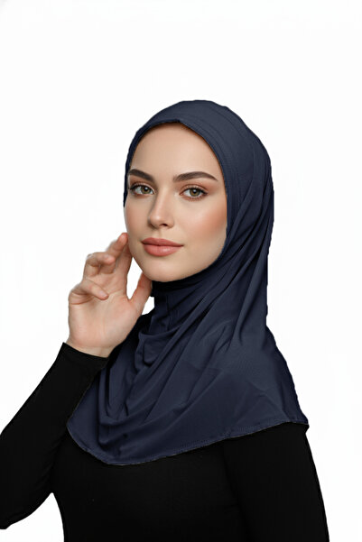 elysianfidan Cotton Comfort Takmatik Smoked Ready-To-Wear Turban Hijab Bonnet Easy On/Off Comfortable Model