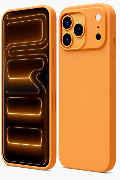 CaseHub غطاء سيليكون لهاتف آيفون 17 برو ماكس مع شاشة داخلية مخملية وحماية محس...