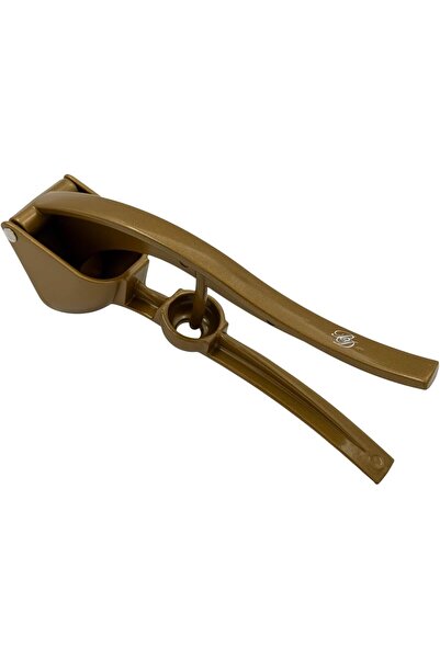 B&D مطحنة الثوم الفاخرة، أداة مطبخ برونزية بمقبض مريح وتصميم مثقب لسهولة الاستخدام