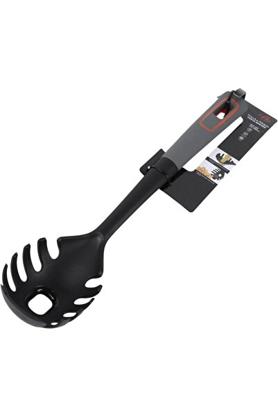 B&D Nylon Pasta Server, Black Kitchen Utensil with Ergonomic Handle, Professi...