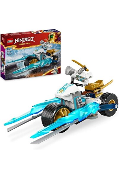 LEGO NINJAGO Zane's Ice Motorcycle Toy (71816) - Motorbike Set with Zane Minifigure