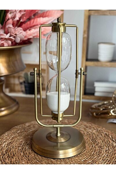 ROSSEV Kelvin Eskitme Gold Kum Saati -24,5x14cm