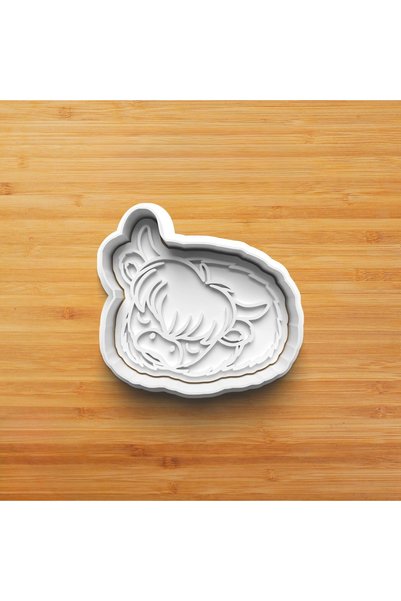 Hobist Cute Sweet 4-Piece Bull Set Cookie and Sugar Dough Mold