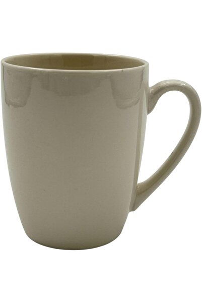 B&D banddtools Handmade Ceramic Coffee Mug, 350 ml, White with Winter Polymer Clay Design