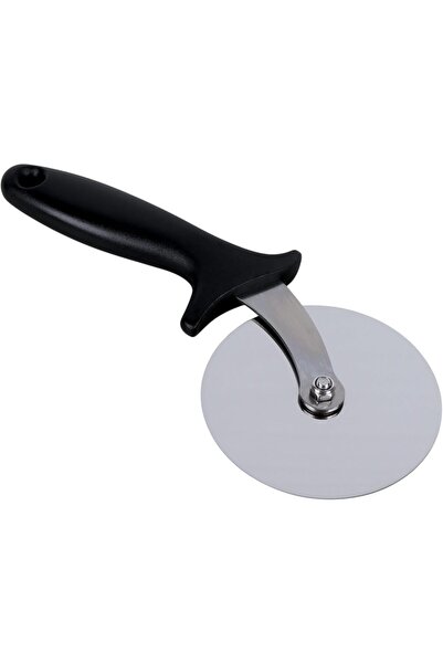 B&D Professional Pizza Cutter, Stainless Steel Wheel with Ergonomic Black Handle