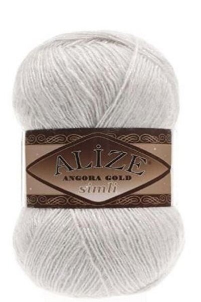 Alize Angora Gold Silvery Elephant Tooth 1 Piece Colar : 599