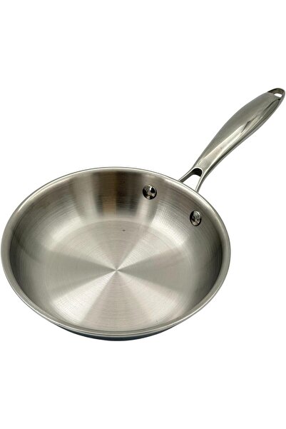 B&D Banddtools Professional Stainless Steel Frying Pan, 18 cm x 4.3 cm
