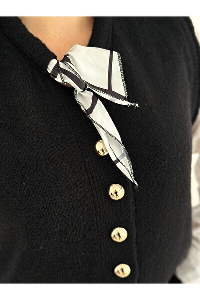 ossons Knitwear Sweater with Scarf Detail