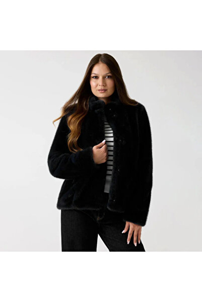 Guess Luna Women's Black Fur W5Bl64W3920-Jblk