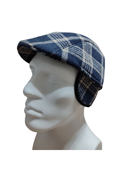PAKER GİYİM Men's Winter Earflap Duckbill Cap Hat