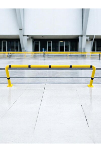 UZM DEMİR ÇELİK METAL Sabit Araç Park Stoperi Otopark Yol Trafik Bariyeri 140...