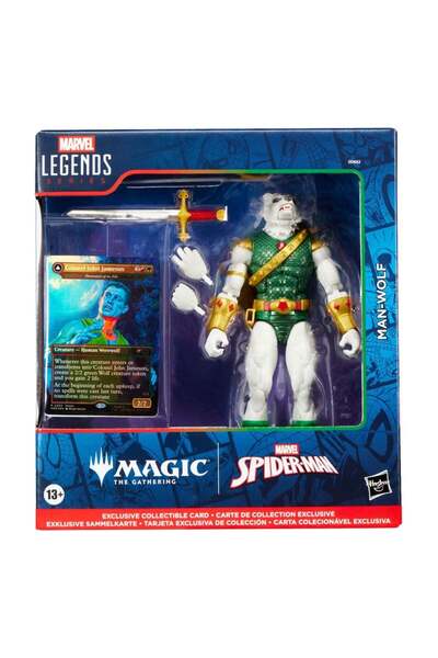 Hasbro Marvel Legends Man-Wolf + Magic Foil Card 15 cm