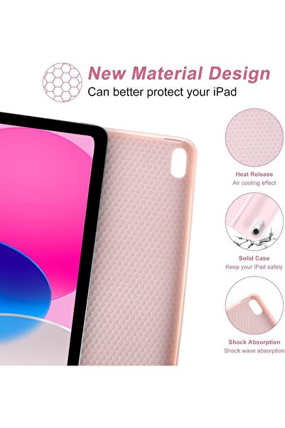 Alstrap iPad Air 11 Inch M2/M3 Air 4/5 10.9 Inch Compatible Wireless Tablet Case with Keyboard and Pencil Holder