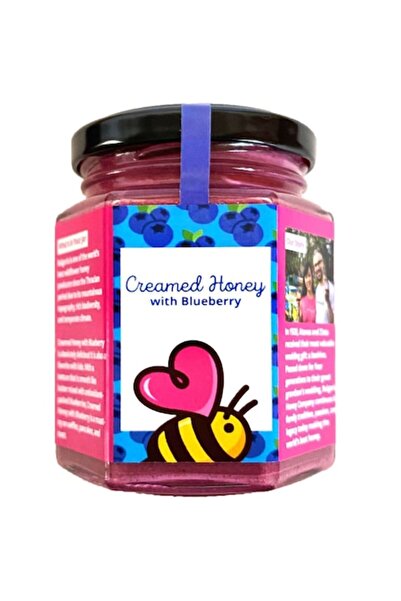 Bulgarian Honey Co. Cremă de miere cu afine, 350g