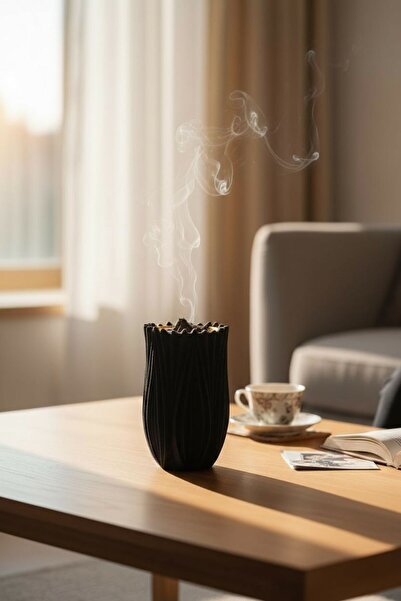 Casco Incense burner with a decorative cylindrical design